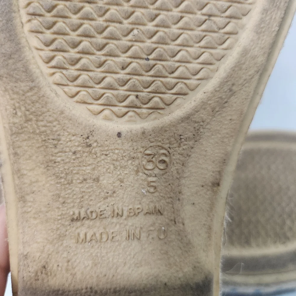 Verbenas Espadrilles Denim Sandals